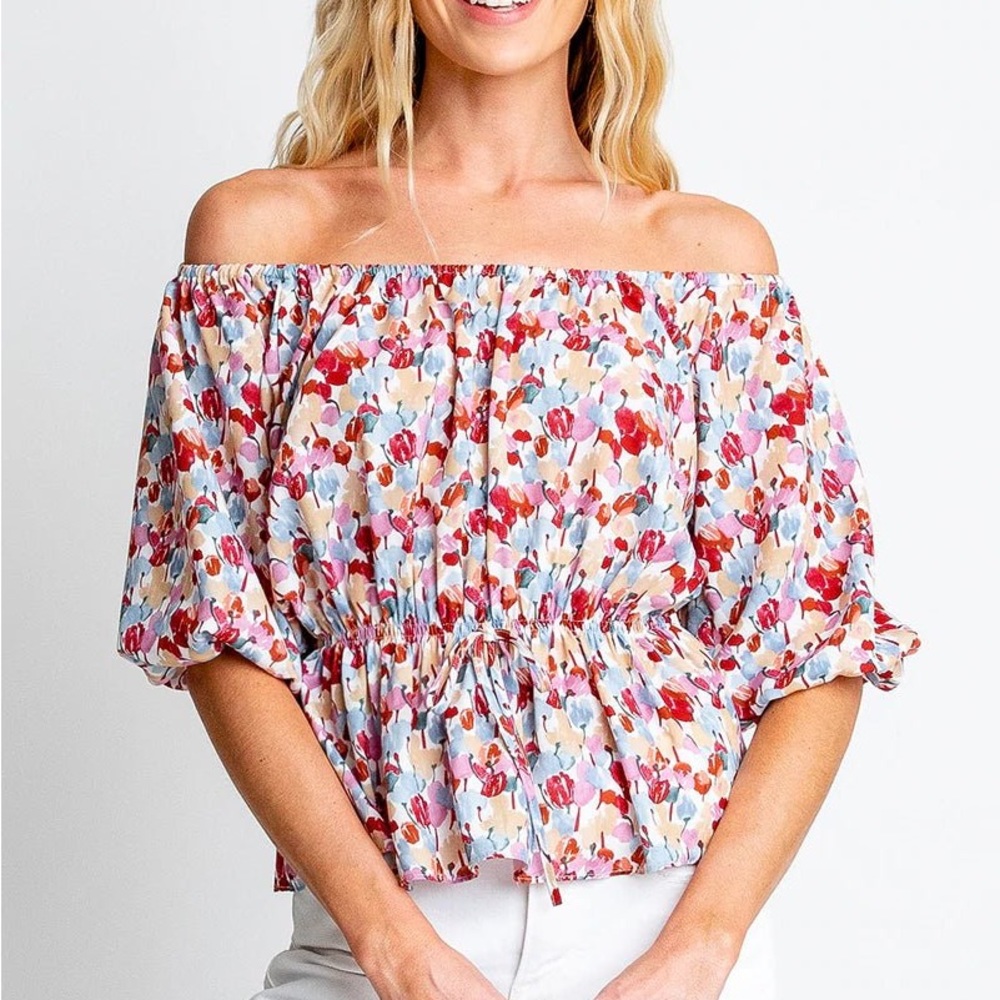 Monte the Label Nellie Peasant Top